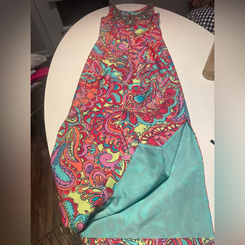 Lilly Pulitzer maxi dress (length has been altered)